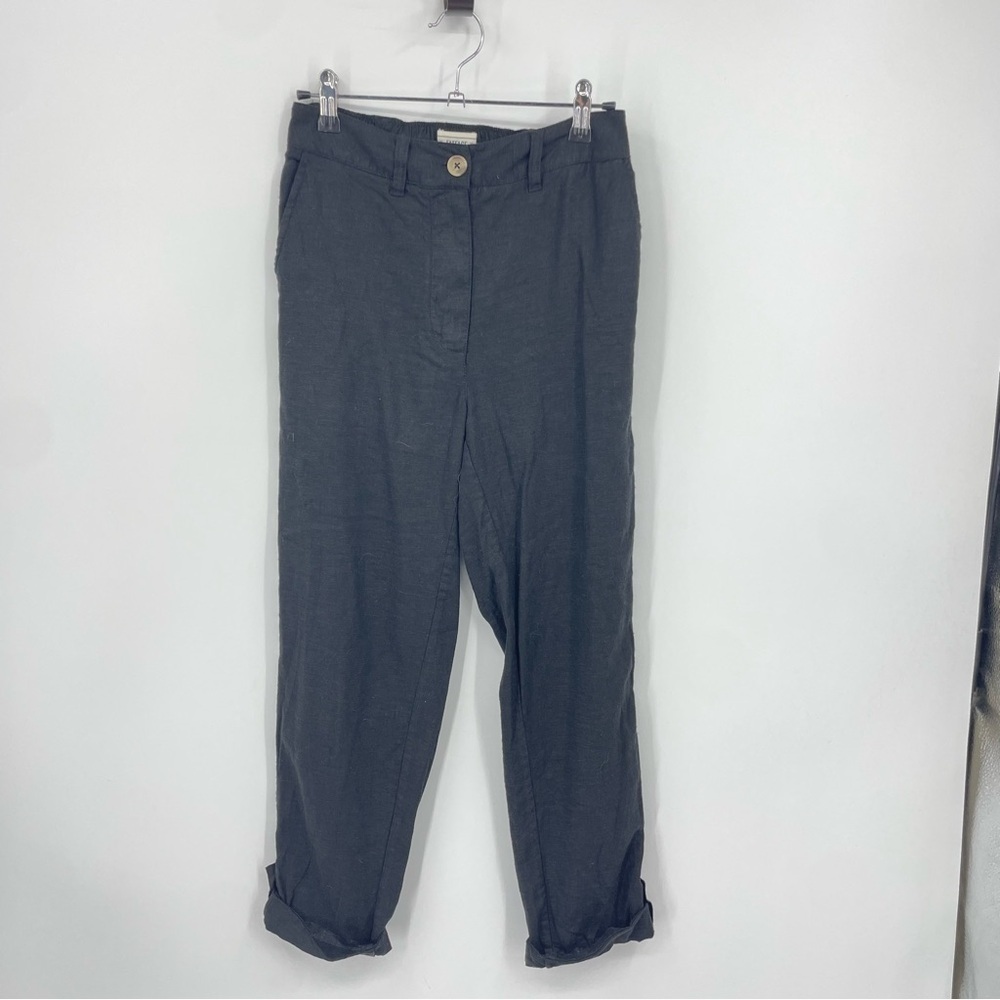 Fat Face Women’s Linen blend‎ Pants black Size 2